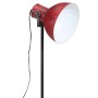 Lámpara de pie rojo desgastado 25 W E27 61x61x90/150 cm