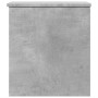Caja de almacenaje madera ingeniería gris hormigón 40x42x46 cm