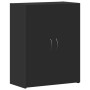 Armario archivador madera de ingeniería negro 60x32x77,5 cm