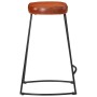 Taburetes de bar 2 uds marrón oscuro 41x29x62 cm