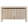 Caja de almacenaje con tapa RANA madera maciza pino 100x49x54cm