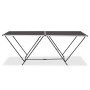 Mesa para empapelar plegable de MDF y aluminio 200x60x78 cm