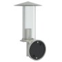 Aplique de exterior de acero inoxidable plateado