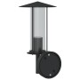 Aplique de exterior de acero inoxidable negro
