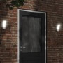 Lámparas de pared LED de exterior 2 uds aluminio fundido blanco
