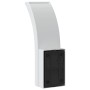 Lámparas de pared LED de exterior 2 uds aluminio fundido blanco