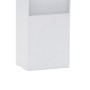 Lámparas de pared LED de exterior 2 uds aluminio fundido blanco