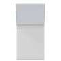 Lámparas de pared LED de exterior 2 uds aluminio fundido blanco