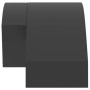 Lámpara de pared de exterior LED aluminio fundido negro