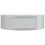 Apliques de exterior 2 unidades acero inoxidable plateado