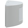 Apliques de exterior 2 unidades acero inoxidable plateado