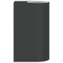 Lámparas de pared de exterior 2 uds aluminio fundido negro