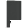 Lámparas de pared de exterior con sensor 2 uds aluminio negro