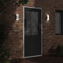 Aplique de exterior de acero inoxidable plateado