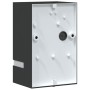Apliques de exterior 2 unidades acero inoxidable negro