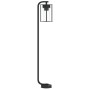 Lámparas de suelo exterior 3 uds acero inoxidable negro 100 cm