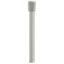 Lámparas de suelo de exterior 3 uds acero inoxidable 110 cm