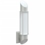 Aplique de exterior de acero inoxidable plateado