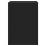 Cajonera de esquina madera de ingeniería negra 60x41x58 cm