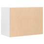 Cajonera de esquina madera de ingeniería blanca 80x41x58 cm