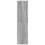 Armario de madera de ingeniería gris Sonoma 30x50x200 cm