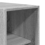 Armario de madera de ingeniería gris Sonoma 30x50x200 cm