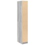 Armario de madera de ingeniería gris Sonoma 30x50x200 cm