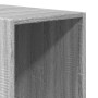 Armario de madera de ingeniería gris Sonoma 30x50x200 cm