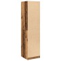 Armario de madera de ingeniería roble envejecido 50x50x200 cm