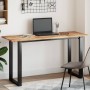 Tablero de mesa rectangular madera maciza acacia 160x50x2 cm