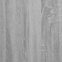 Tocador con taburete gris Sonoma 60x40x113,5 cm