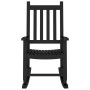 Mecedora para niños madera maciza de álamo negro