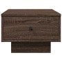 Mesa de centro madera de ingeniería marrón roble 60x45x31 cm