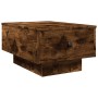 Mesa de centro madera de ingeniería roble ahumado 60x45x31 cm
