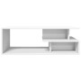 Mesa de centro madera de ingeniería blanco 102x55x35 cm