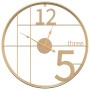 Reloj de pared de hierro dorado Ø50 cm