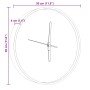 Reloj de pared con escalas y agujas luminosas azul Ø30 cm