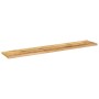 Tablero de mesa rectangular madera mango rugosa 140x20x2,5 cm