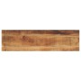 Tablero de mesa rectangular madera mango rugosa 100x30x2,5 cm