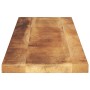 Tablero de mesa rectangular madera mango rugosa 100x30x2,5 cm