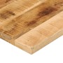 Tablero de mesa rectangular madera maciza mango 100x70x2,5 cm