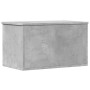 Caja de almacenaje madera ingeniería gris hormigón 60x35x35 cm