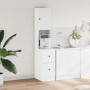 Mueble de cocina madera de ingeniería blanco 35x50x180 cm