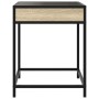 Mesa de centro con Infinity LED roble Sonoma 40x40x51 cm