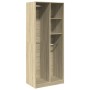 Armario de madera de ingeniería roble Sonoma 80x50x200 cm