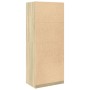 Armario de madera de ingeniería roble Sonoma 80x50x200 cm