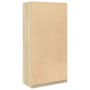 Armario madera contrachapada color roble Sonoma 100x50x200 cm