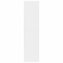 Armario de madera contrachapada blanco 100x50x200 cm
