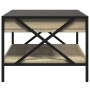 Mesa de centro con Infinity LED roble Sonoma 70x50x38 cm