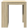 Mesa alta de bar madera ingeniería roble Sonoma 102x70x103,5 cm